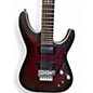 Used Schecter Guitar Research C1 Floyd Rose Platinum Red to Black Fade Solid Body Electric Guitar