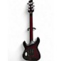Used Schecter Guitar Research C1 Floyd Rose Platinum Red to Black Fade Solid Body Electric Guitar