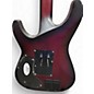 Used Schecter Guitar Research C1 Floyd Rose Platinum Red to Black Fade Solid Body Electric Guitar