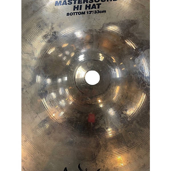 Used Zildjian 13in A Custom Mastersound Hi Hat Pair Cymbal