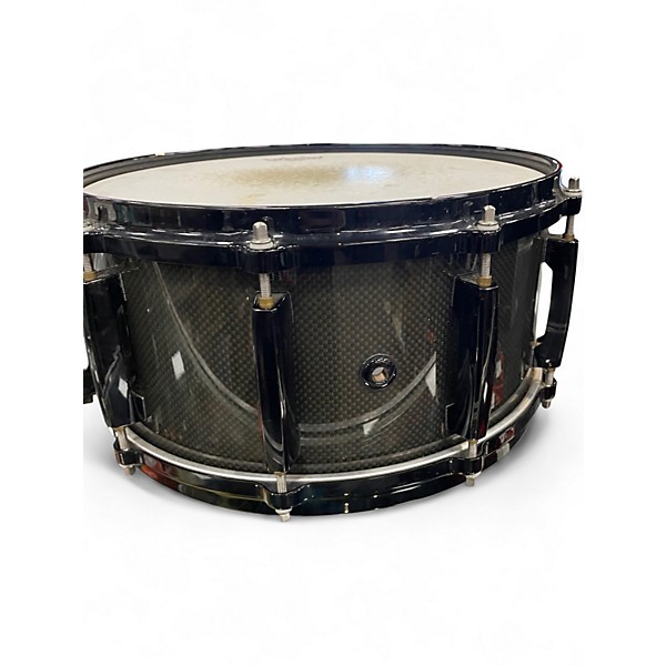 Used Pearl 6.5X14 Masterworks Custom Snare CARBON PLY Drum