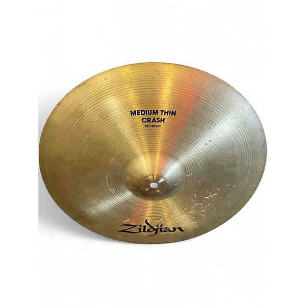 Used Zildjian 16in Medium Thin Crash Cymbal
