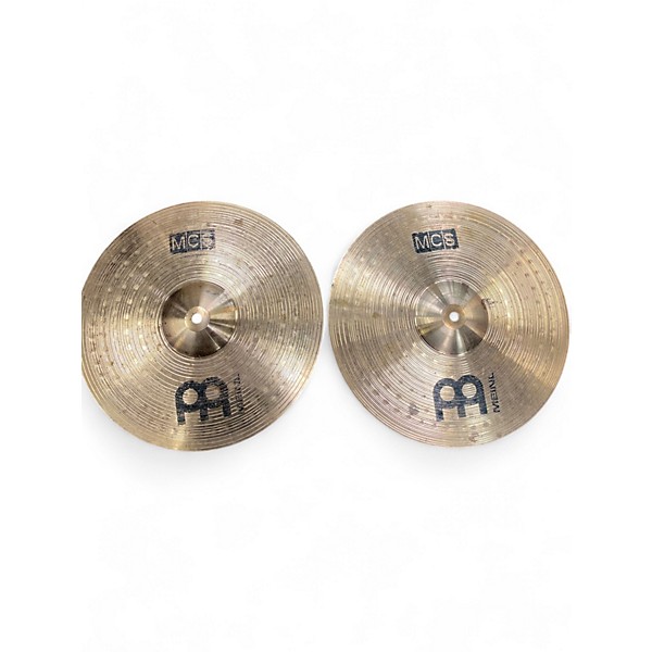 Used MEINL 14in MCS Series Hi Hat Pair Cymbal