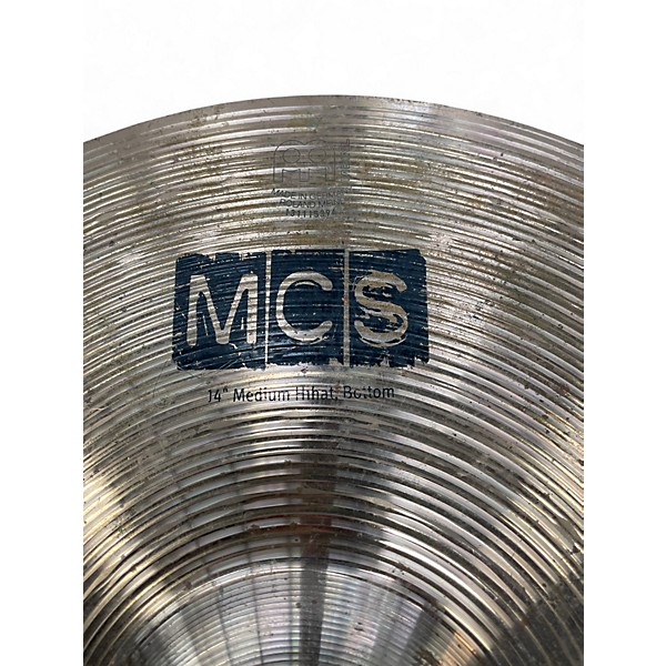 Used MEINL 14in MCS Series Hi Hat Pair Cymbal