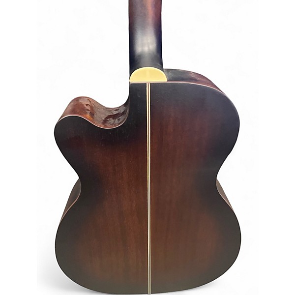 Vintage 1981 Ovation 1124 2 Tone Sunburst Classical Acoustic Guitar