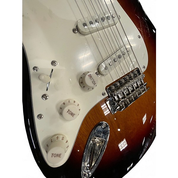 Used Squier Classic Vibe 1960S Stratocaster Left Handed 2 Color Sunburst Electric Guitar