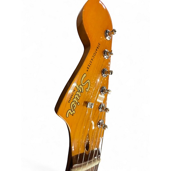 Used Squier Classic Vibe 1960S Stratocaster Left Handed 2 Color Sunburst Electric Guitar