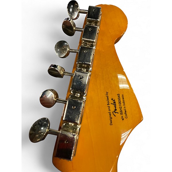 Used Squier Classic Vibe 1960S Stratocaster Left Handed 2 Color Sunburst Electric Guitar