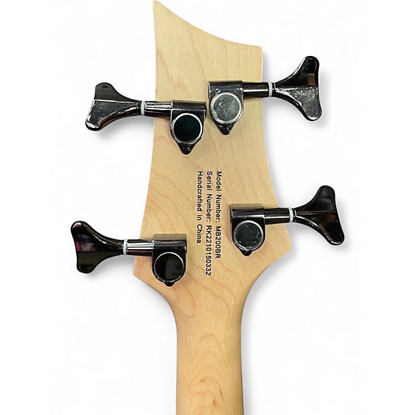 Used Mitchell MB200 Blood Red Electric Bass Guitar