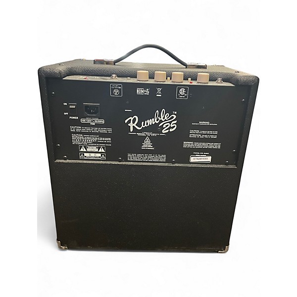 Used Fender Rumble 25 25W 1x8 Bass Combo Amp
