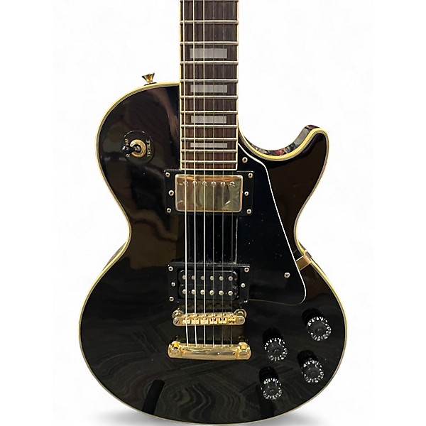 Used Epiphone Les Paul Custom MIK black Solid Body Electric Guitar