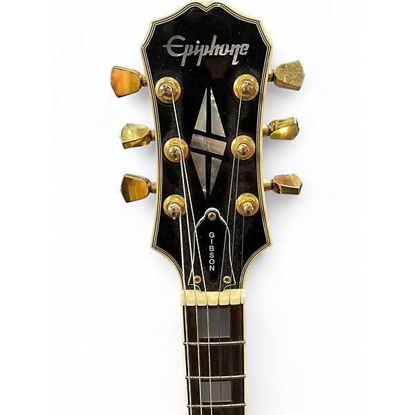 Used Epiphone Les Paul Custom MIK black Solid Body Electric Guitar