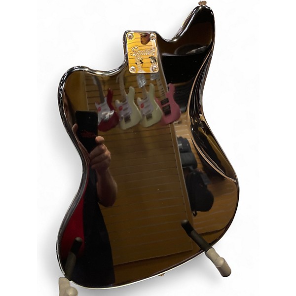 Used Squier Classic Vibe '70s Jaguar Black Solid Body Electric Guitar