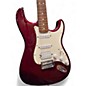 Used 2002 Fender Standard Stratocaster HSS Midnight Wine Solid Body Electric Guitar