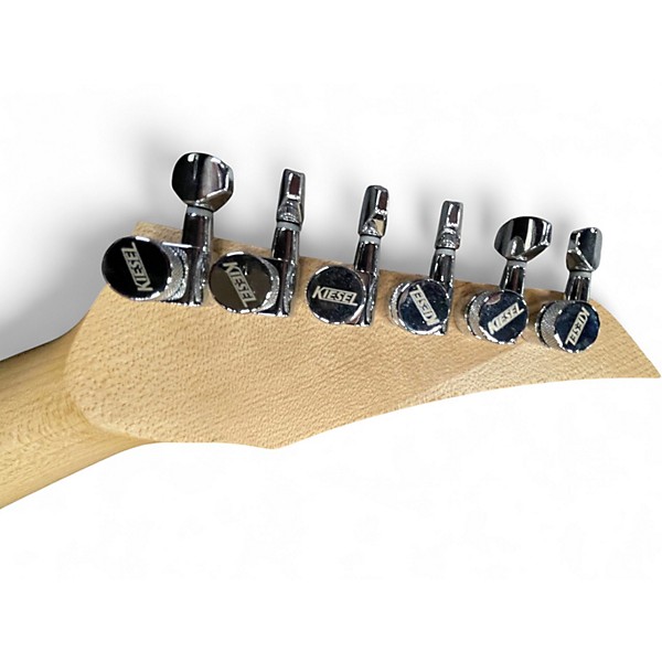 Used Kiesel Jason Becker Yin Yang Signature Black and White Solid Body Electric Guitar