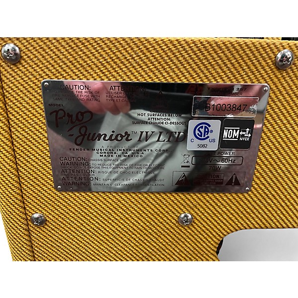 Used Fender Pro Junior IV LTD 15W 1x10 Tube Guitar Combo Amp