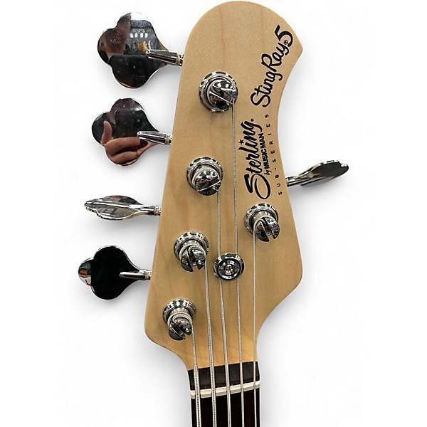 Used Sterling by Music Man RAY5HH Satin Black Electric Bass Guitar