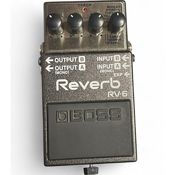 Used BOSS RV6 Digital Reverb Effect Pedal