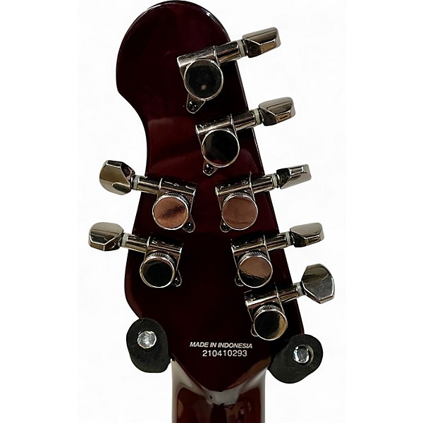 Used Sterling by Music Man John Petrucci MAJ270XFM CRIMSON RED BURST Solid Body Electric Guitar