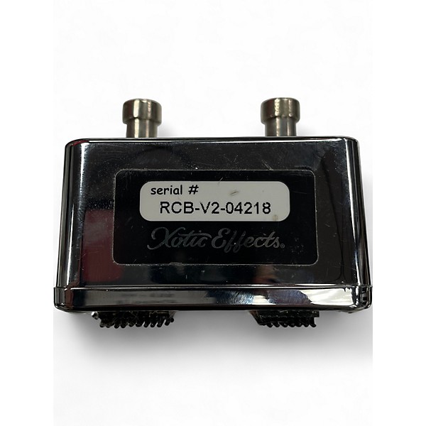 Used Xotic RC Booster V2 Chrome Effect Pedal
