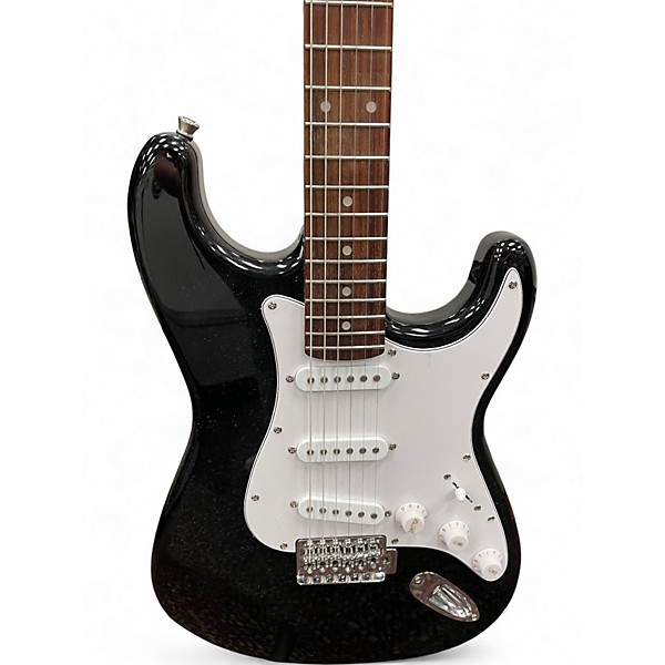 Used Aria PRO II S-STYLE STG BLACK Solid Body Electric Guitar