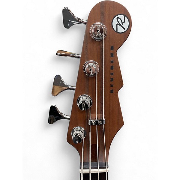 Used Reverend Mercalli Green Electric Bass Guitar