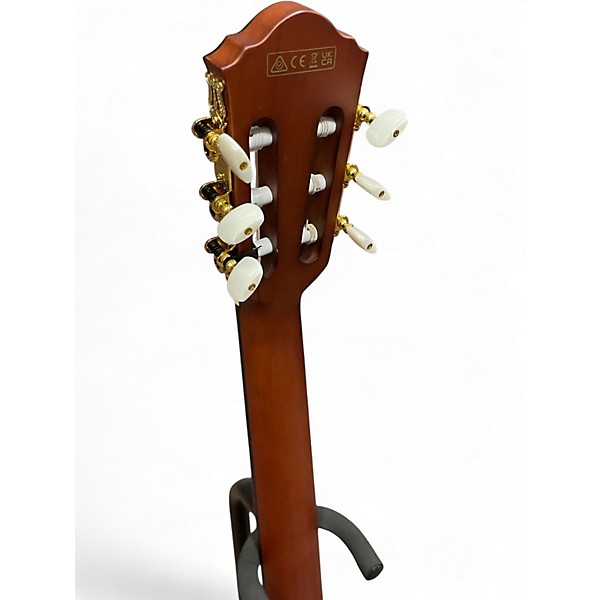 Used Ibanez FRH10N Rose Gold Metallic Flat Classical Acoustic Electric Guitar