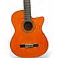 Used Washburn C5CE Amber Classical Acoustic Electric Guitar