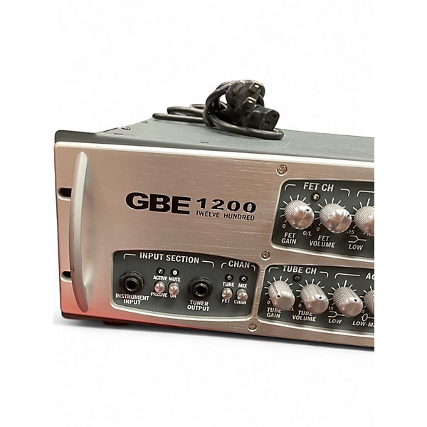 Used Genz Benz GBE 1200 Bass Amp Head