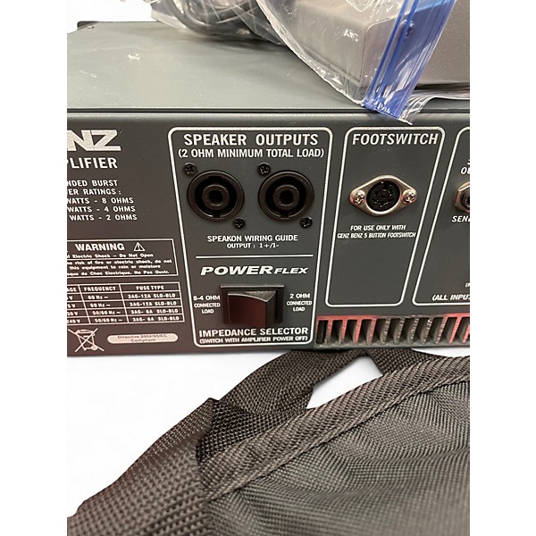 Used Genz Benz GBE 1200 Bass Amp Head