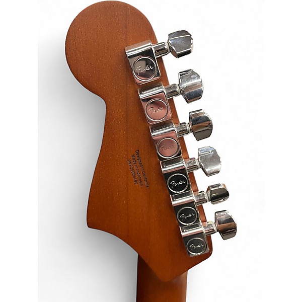 Used Fender Acoustasonic Standard Jazzmaster Black Acoustic Electric Guitar