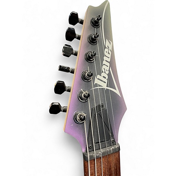 Used Ibanez RGA42EX Black Aurora Burst Solid Body Electric Guitar