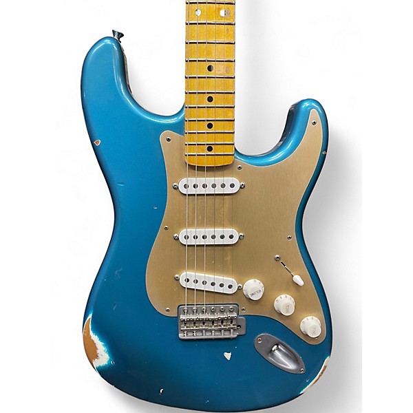 Used Nash Guitars S57 Blue Solid Body Electric Guitar