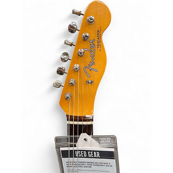 Used 2023 Fender AMERICAN VINTAGE II 1963 TELECASTER 3 Tone Sunburst Solid Body Electric Guitar