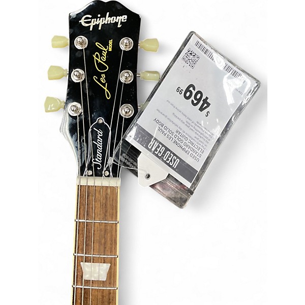 Used Epiphone Les Paul Standard Gold Solid Body Electric Guitar