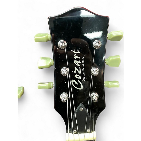 Used Cozart 6/12 DOUBLE NECK Wine Red Solid Body Electric Guitar