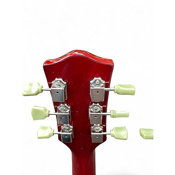 Used Cozart 6/12 DOUBLE NECK Wine Red Solid Body Electric Guitar