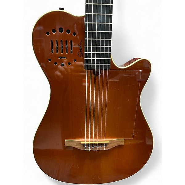 Used Godin GRAND CONCERT DUET AMBIENCE MULTIAC Natural Classical Acoustic Electric Guitar