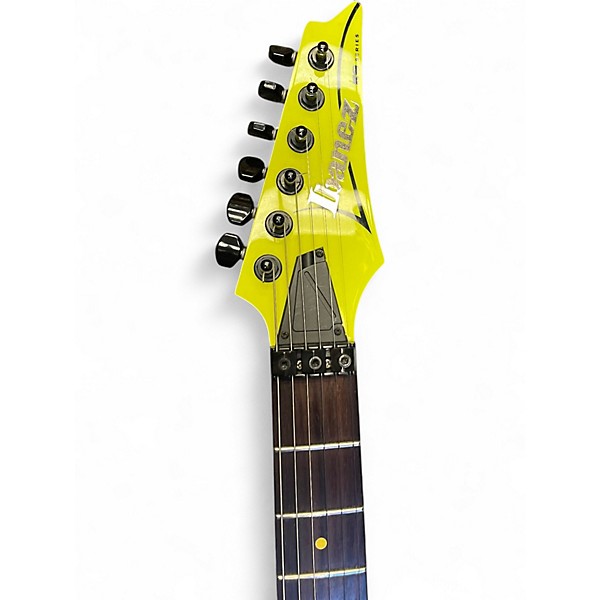 Used 2012 Ibanez RG2XXV RG 25th Anniversary Yellow Solid Body Electric Guitar