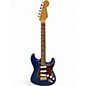 Used Fender Deluxe Players Stratocaster Sapphire Blue Trans Solid Body Electric Guitar thumbnail