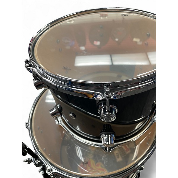Used DW 3 Piece Performance Series BLACK MIRRA Drum Kit