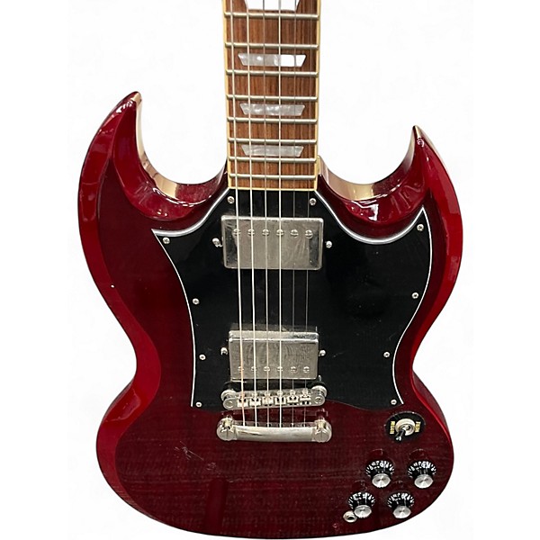 Used Epiphone SG Cherry Solid Body Electric Guitar