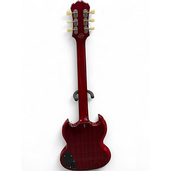 Used Epiphone SG Cherry Solid Body Electric Guitar