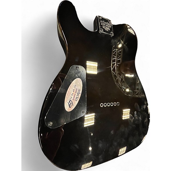 Used Schecter Guitar Research PT BLACK FADE BURST BURL Solid Body Electric Guitar