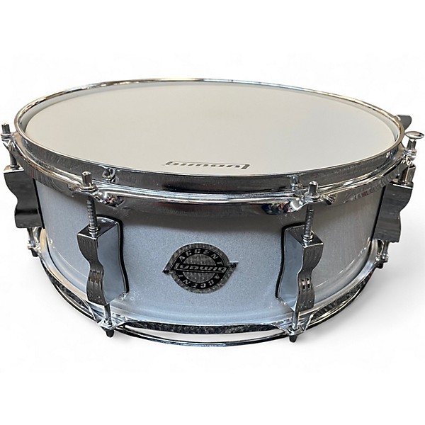 Used Ludwig 5 Piece Accent WHITE SPARKLE Drum Kit