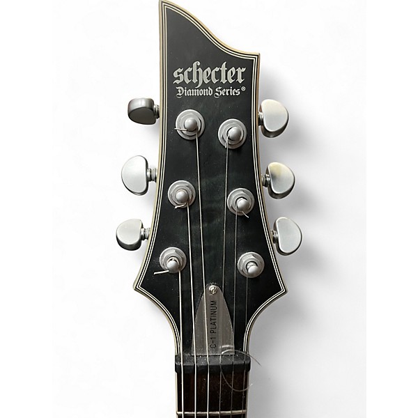 Used Schecter Guitar Research C1 Platinum GREY Solid Body Electric Guitar