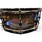 Used Spaun 6.5X14 Hybrid Snare Black Sparkle and Acrylic Drum