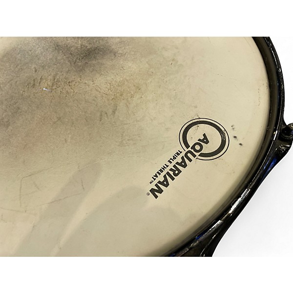 Used Spaun 6.5X14 Hybrid Snare Black Sparkle and Acrylic Drum