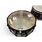 Used Spaun 6.5X14 Hybrid Snare Black Sparkle and Acrylic Drum