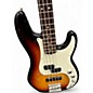 Used Fender American Ultra Precision Bass 3 Color Sunburst Electric Bass Guitar